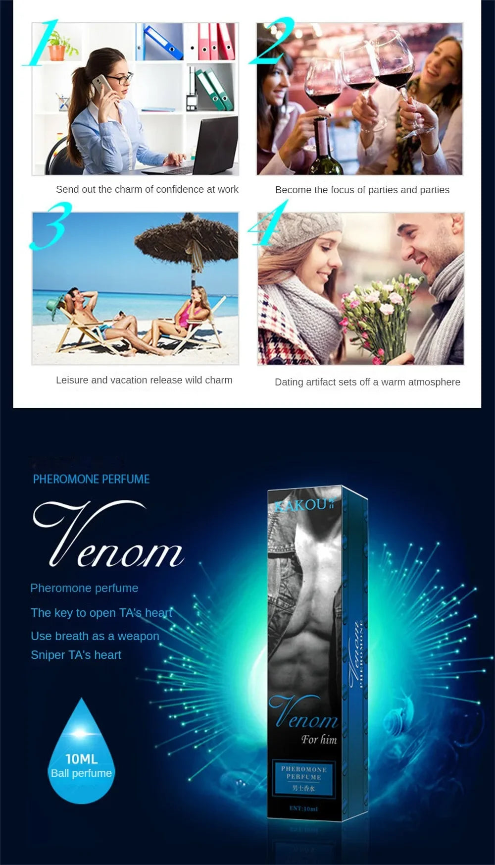 10ml Perfume for Men Women Ball Perfume (Opposite Sex Lasting Fragrance)